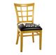 Picture of 032 Window Lattice Wood Side Chair