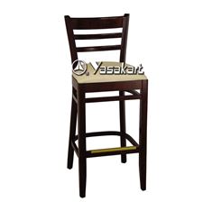 Picture of 001 Lattes Wood Barstool 