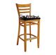 Picture of 001 Lattes Wood Barstool 
