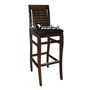 Picture of 003 Ribbed Wood Barstool 