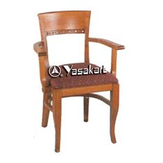 Picture of 033 Biedermeier Wood Arm Side Chair 