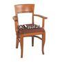 Picture of 033 Biedermeier Wood Arm Side Chair 
