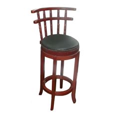 Picture of 4260 Tuscan Cafe Wood Swivel Barstool