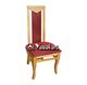 Picture of 2324w Flair Deluxe Leather Wood Side Chair 