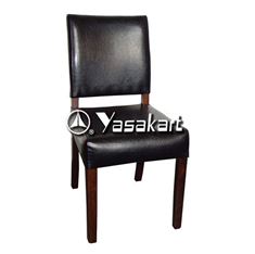 Picture of 2027 Parson Short back Deluxe Leather Wooden Chair 