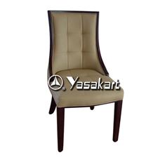 Picture of 3001 Rossi Deluxe Leather Wood Side Chair 