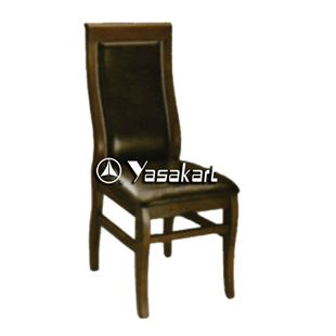 Picture of 003 Ribbed Uphosterly Wood Chair 
