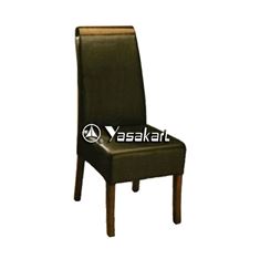 Picture of 3025 Calligaris Deluxe Leather Wood Side Chair