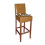 Picture of 2020 Cosmopolitan Deluxe Leather Wood Barstool
