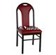 Picture of 016 Central Slat Upholstered Metal Side Chair 