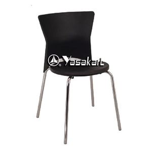 Picture of 145 Multi-use BLACK acylic seat stacking chair 