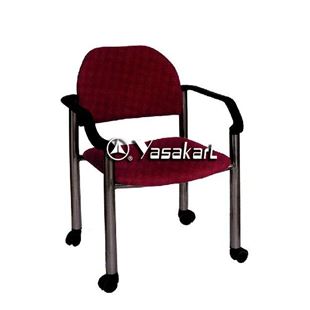 Picture of 148 Mariner BURGUNDY Fabric signature stacking chair