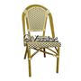 Picture of AC001 Aluminum And Cane Natural Bistro Arm Chair 