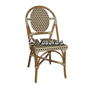 Picture of 262 Aluminum and Cane Bamboo French Side Chair