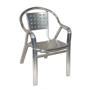 Picture of 261 Panel Back Stainless Steel Chair