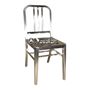 Picture of 265 Brushed Stainless Steel Navy Side Chair 