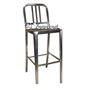 Picture of 265 Brushed Stainless Steel Navy Side Barstool 