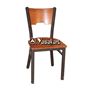 Picture of 077 Metal Frame Wood Side Chair (Orange)