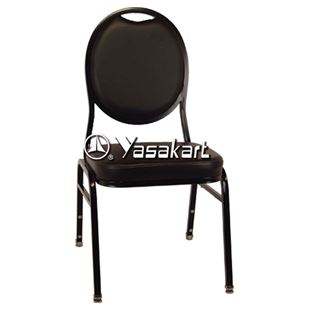 Picture of 130 Tear drop Stacking chair w. Black pattern