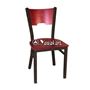 Picture of 077 Metal Frame Wood Side Chair (MAHOGANY)