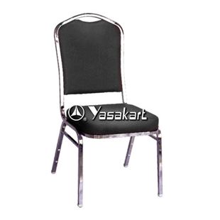 Picture of 117 Dome Padded Stacking Chair W. Black Pattern