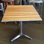 Picture of SAW006TN OUTDOOR Aluminum Frame and Teak Slats Table